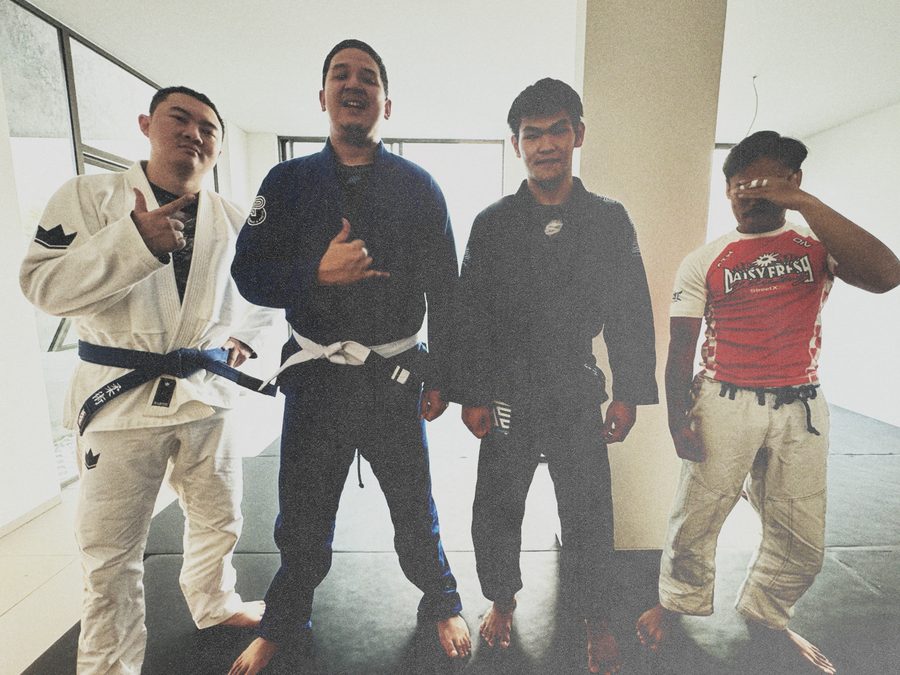 RUBBER members after a Gi class